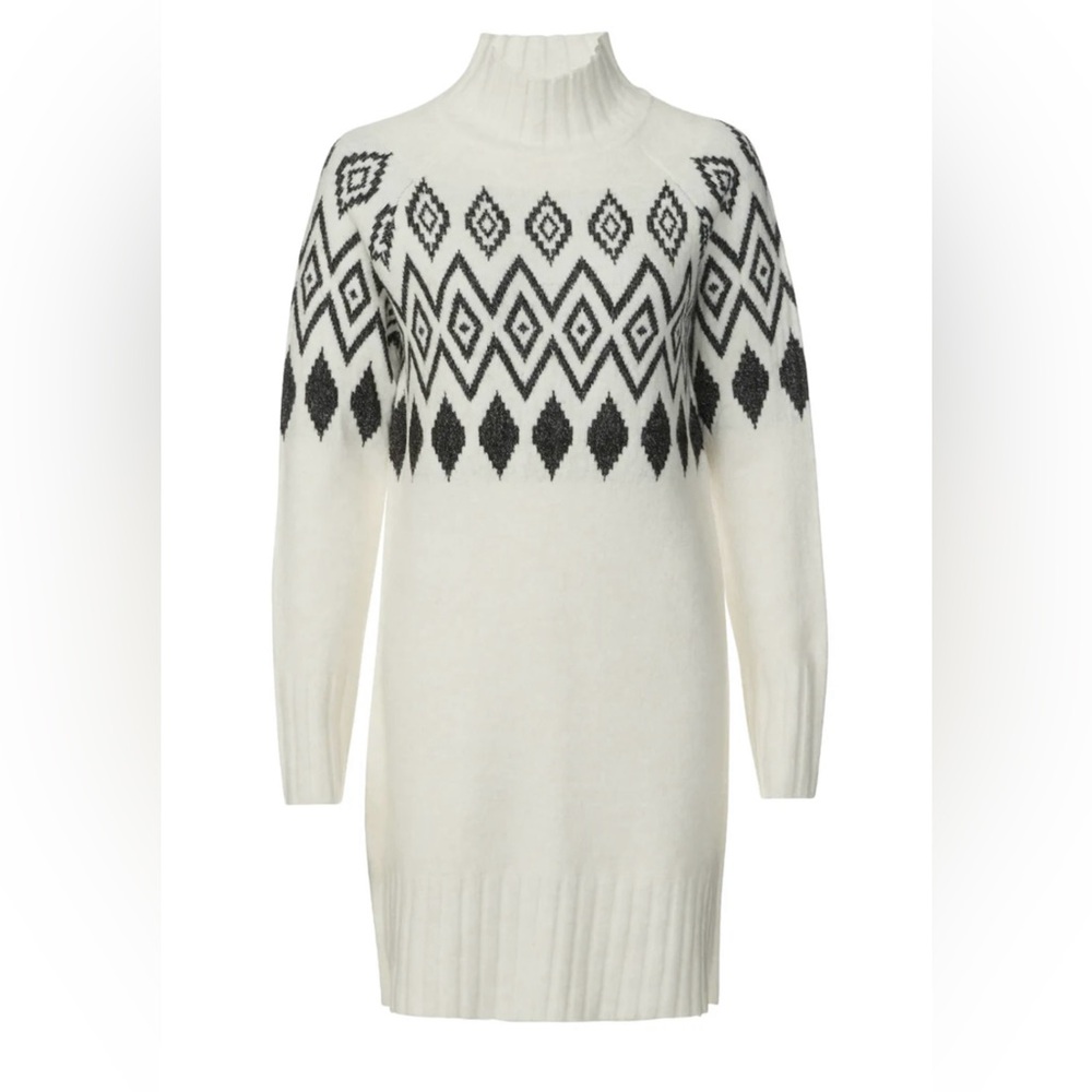 Buffalo David Bitton Massima Women's Long Sleeve Mock Neck Sweater Dress